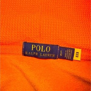 Brand new polo zip up jacket with a green polo logo